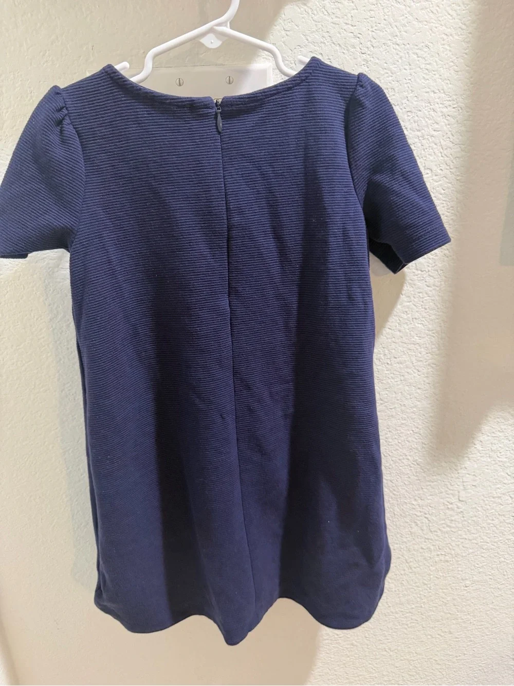 Gymboree Navy Dress with Gold Sequin Horse